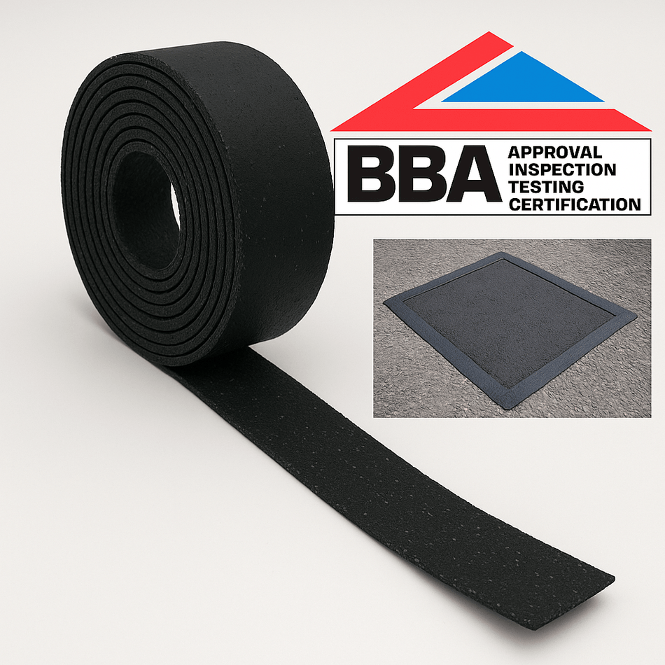 Overbanding Bitumen Tape BBA/HAPAS Approved. 35mm x 5m - Ready Set SuppliedOverbanding Bitumen Tape BBA/HAPAS Approved. 35mm x 5m