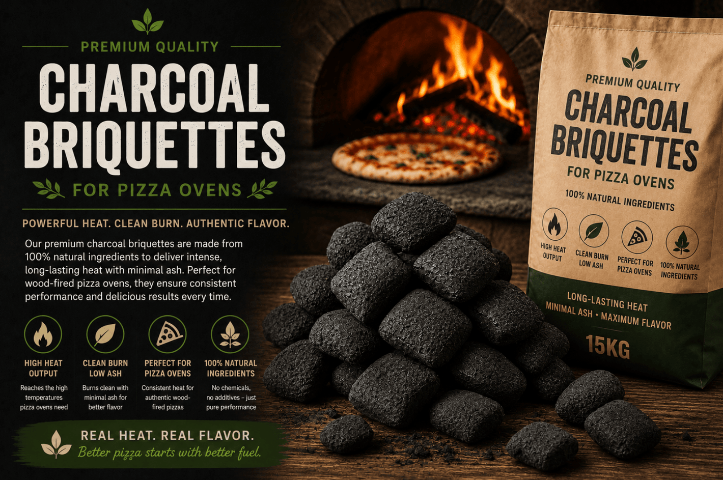 Charcoal Briquettes - Ready Set Supplied