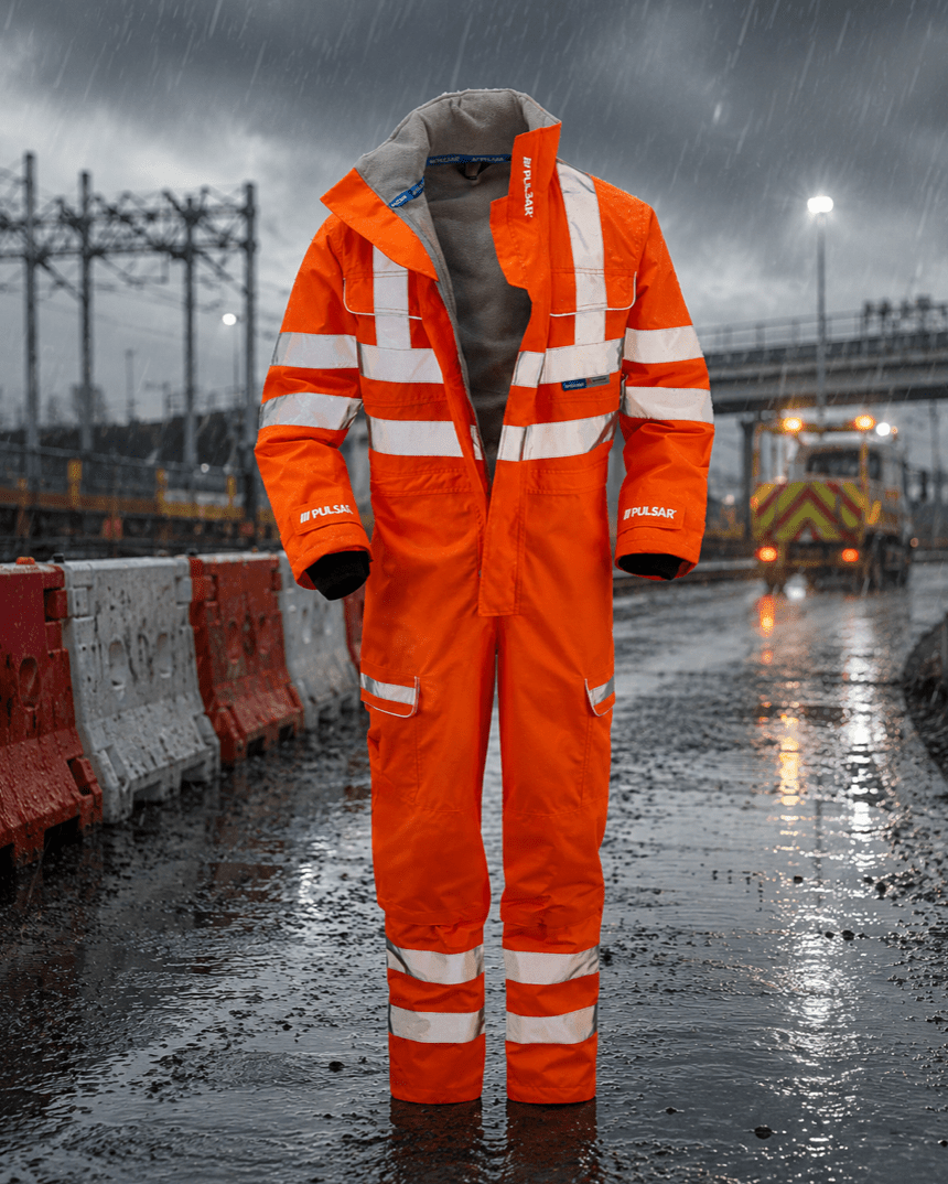 Hi-Vis Waterproof Overalls - Ready Set Supplied