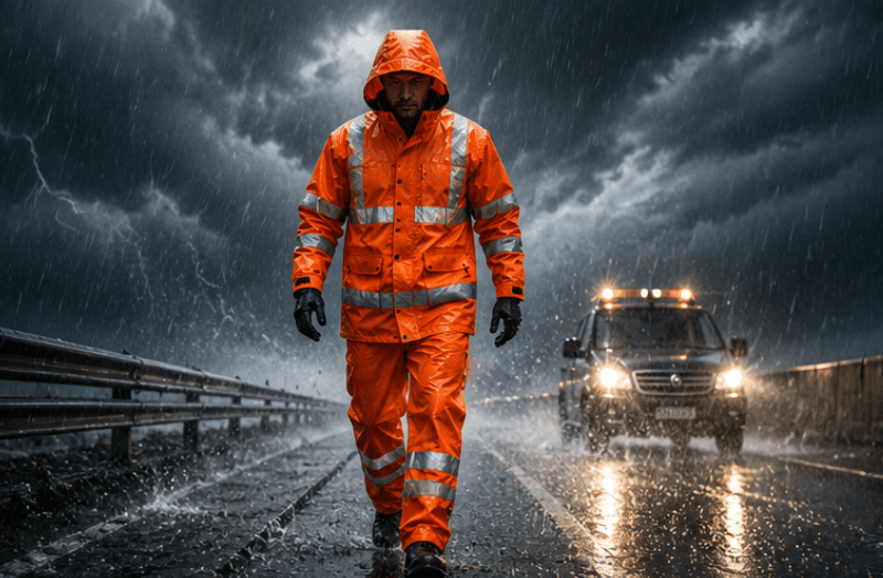 Hi-Vis Waterproofs - Ready Set Supplied