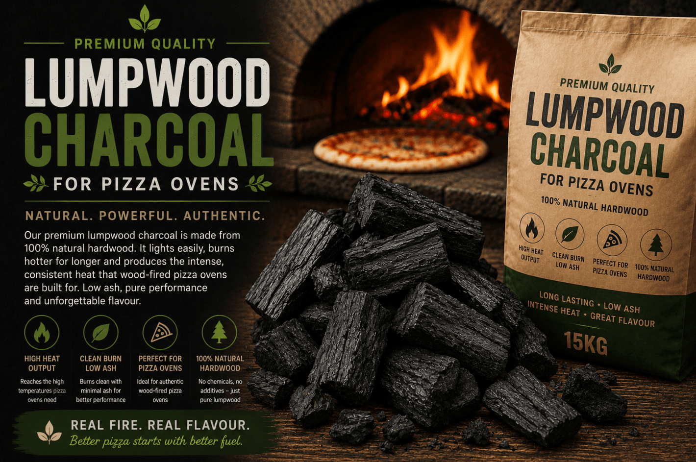 Lumpwood Charcoal - Ready Set Supplied