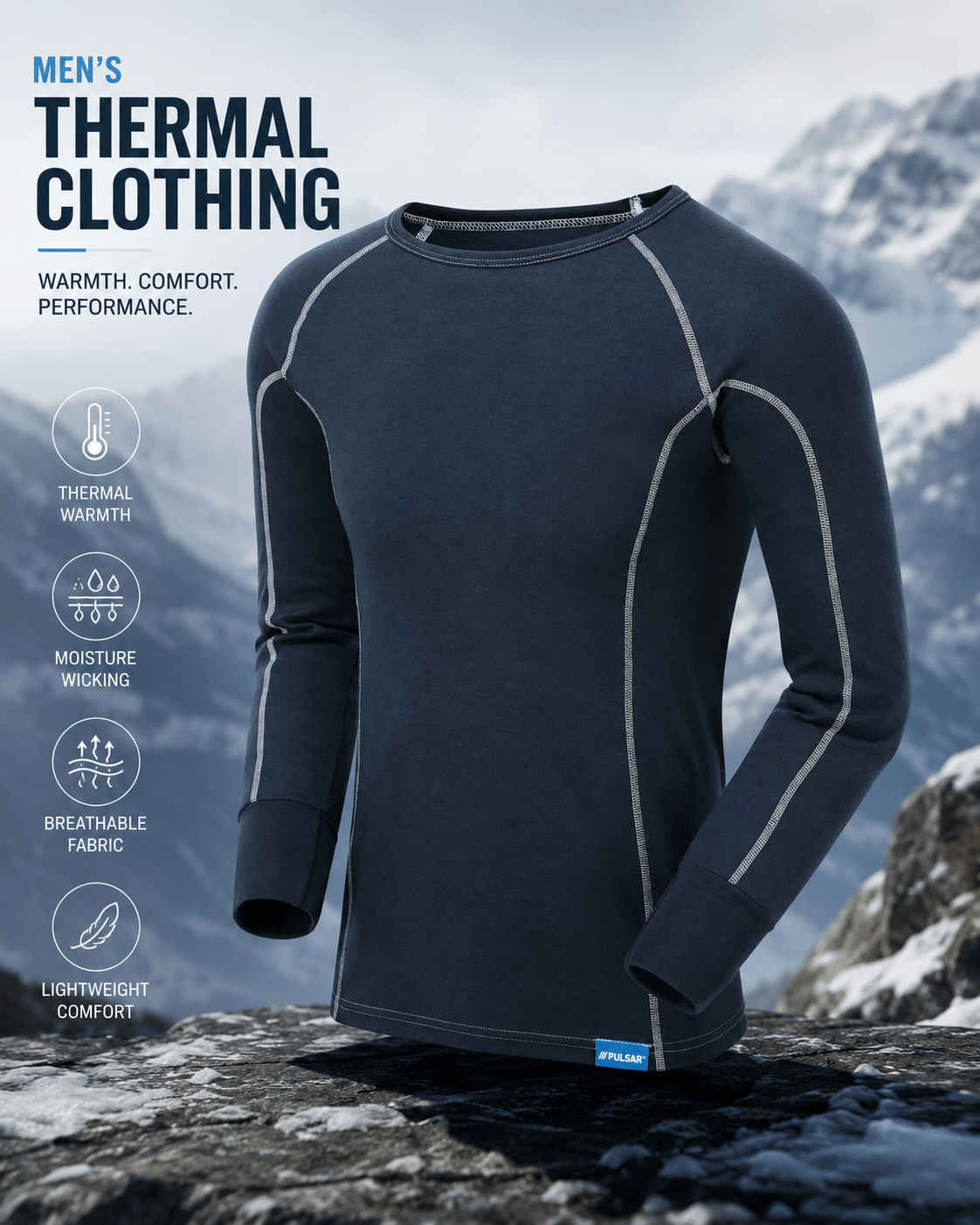 Mens Thermal Clothing - Ready Set Supplied