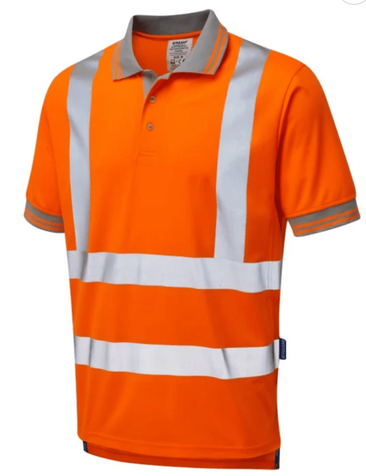 Orange Hi-Vis Polo Shirts - Ready Set Supplied