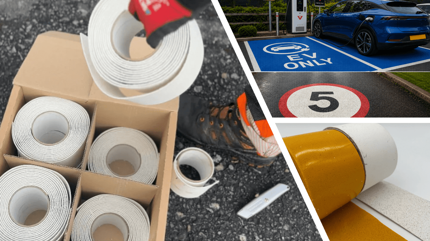 Thermoplastic line marking - Ready Set Supplied