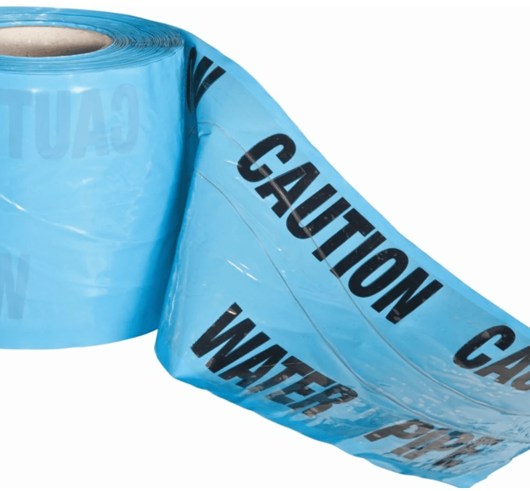Water Warning Tape - Ready Set Supplied