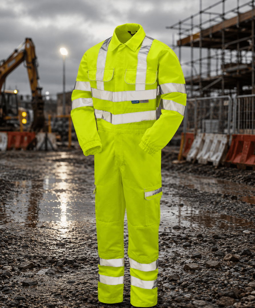 Yellow Hi-Vis Overalls - Ready Set Supplied