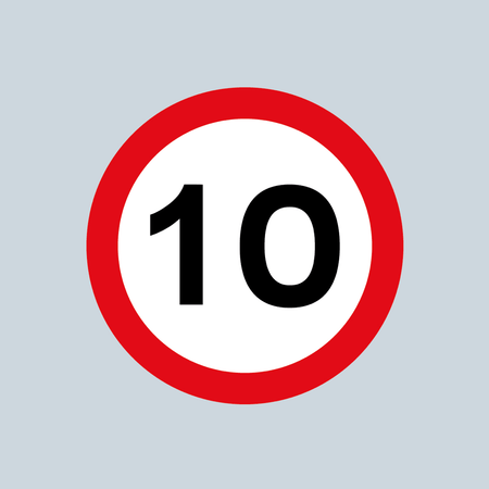 10mph Speed Roundel - Tricolour - Ready Set Supplied10mph Speed Roundel - Tricolour