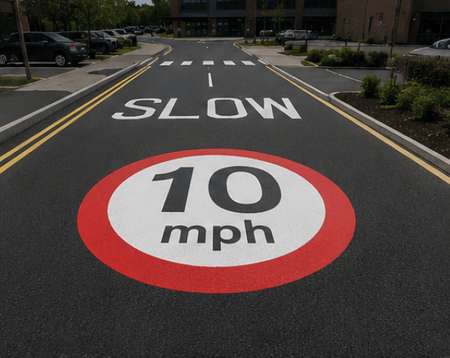 10mph Speed Roundel - Tricolour - Ready Set Supplied10mph Speed Roundel - Tricolour600mm x 600mm
