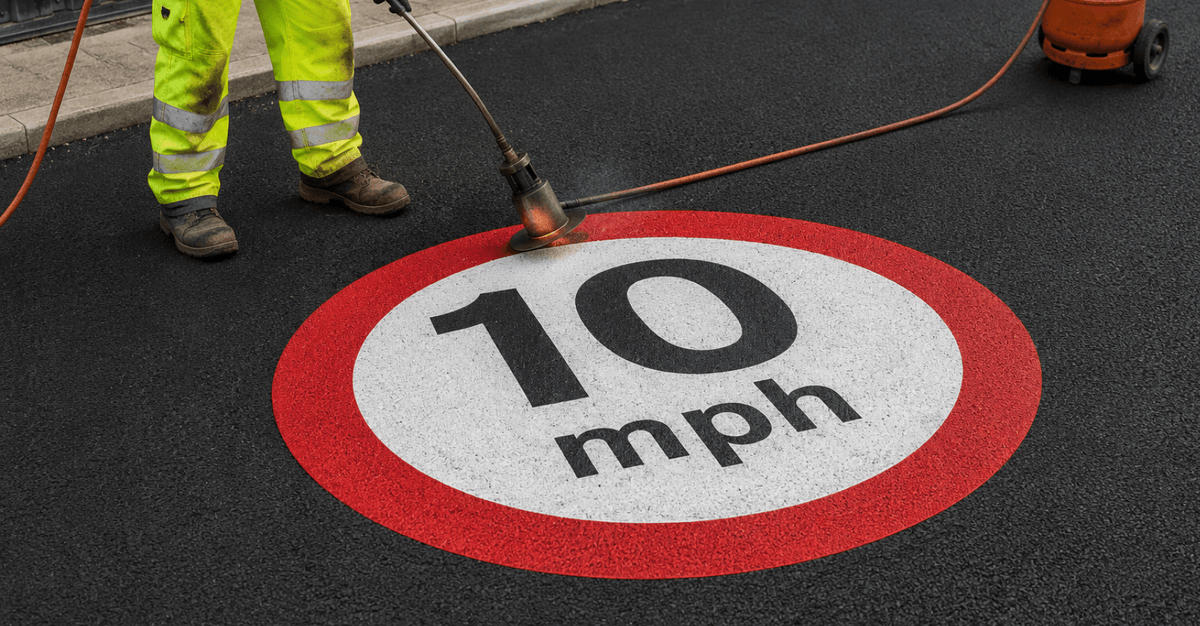 10mph Speed Roundel - Tricolour - Ready Set Supplied10mph Speed Roundel - Tricolour600mm x 600mm