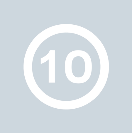 10mph Speed Roundel - White - Ready Set Supplied10mph Speed Roundel - White600mm x 600mm