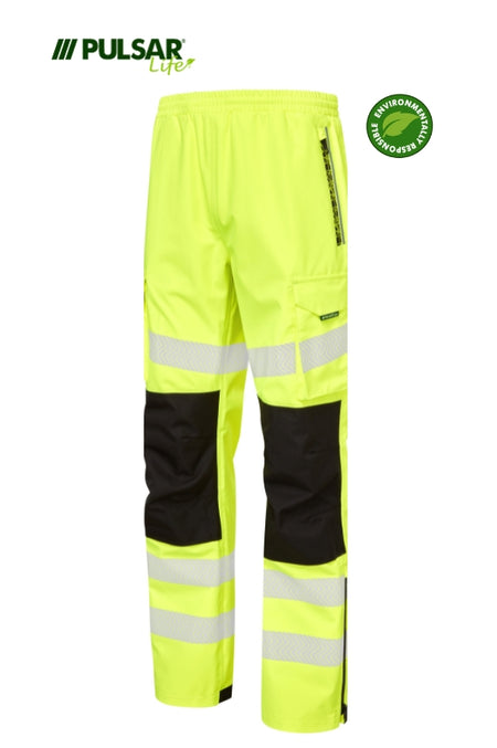 Pulsar Life Waterproof HV Yellow Overtrouser