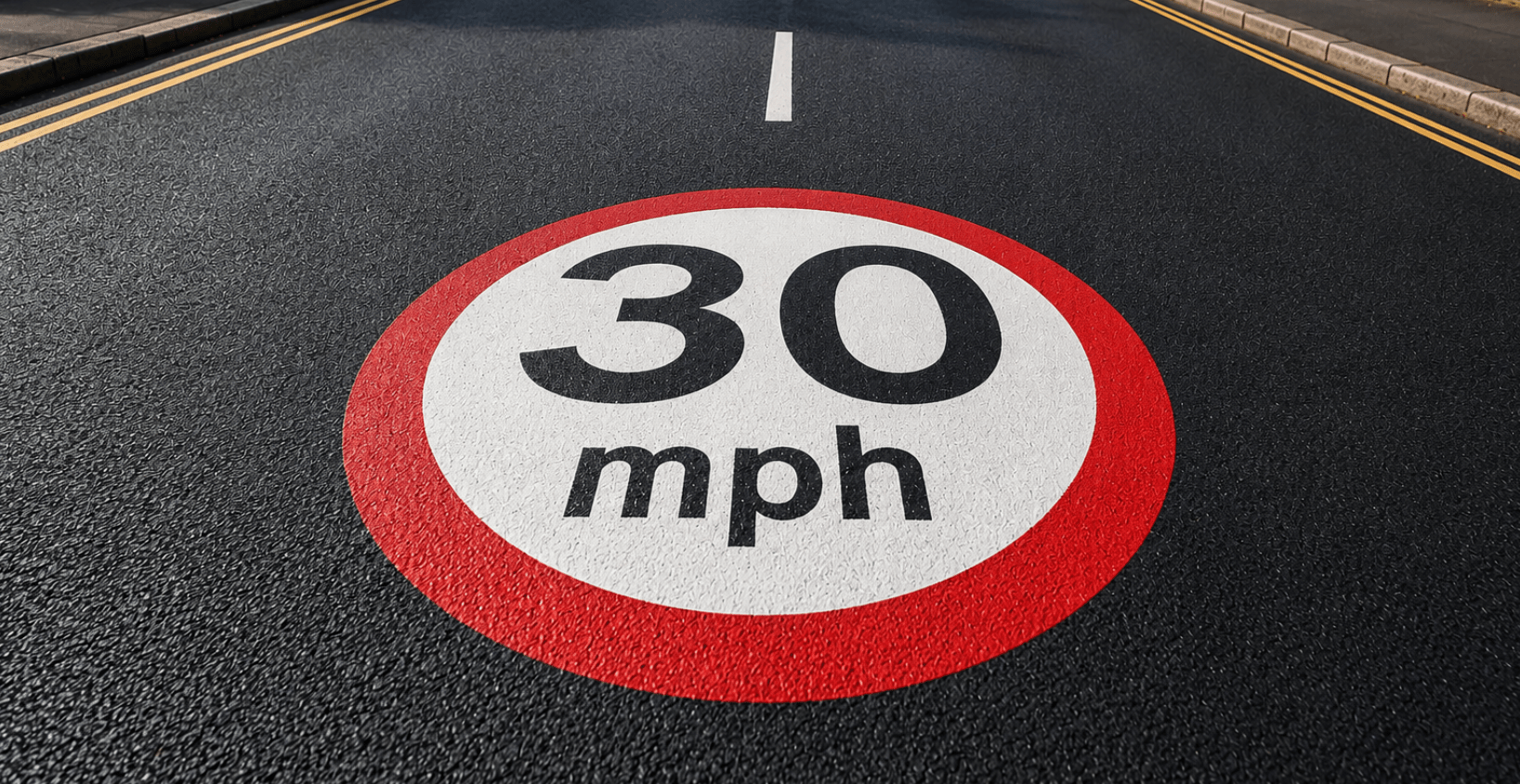 30mph Speed Roundel - Tricolour - Ready Set Supplied30mph Speed Roundel - Tricolour600mm x 600mm