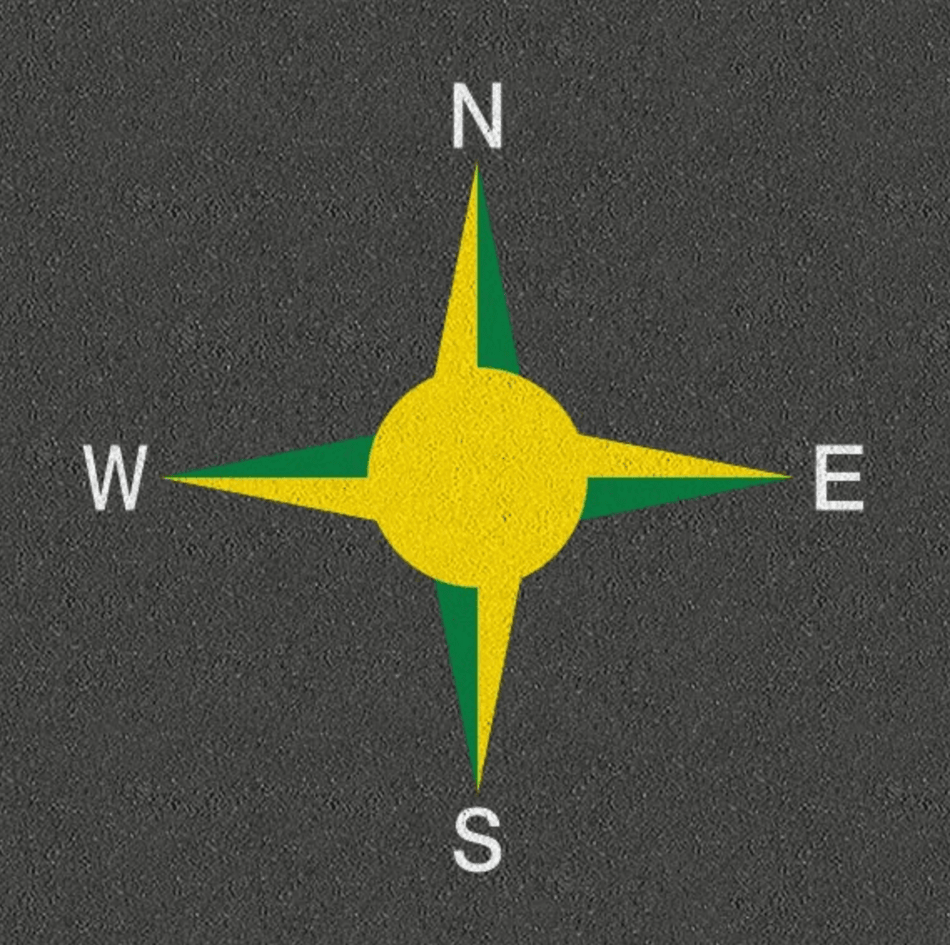 4, 8, 16 Point Compass - Ready Set Supplied4, 8, 16 Point Compass4 Point