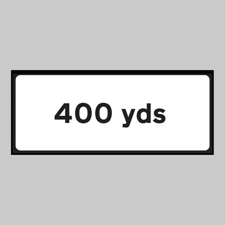 400 Yds Supplementary Plate - Class RA1 800 x 355mm - Ready Set Supplied400 Yds Supplementary Plate - Class RA1 800 x 355mm53722