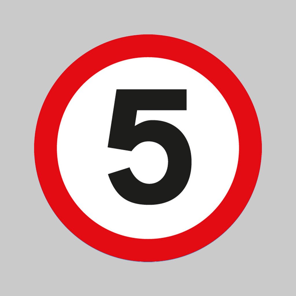 5mph Floor Graphic 400mm Dia - Ready Set Supplied5mph Floor Graphic 400mm Dia58787