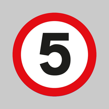 5mph Floor Graphic 400mm Dia - Ready Set Supplied5mph Floor Graphic 400mm Dia58787