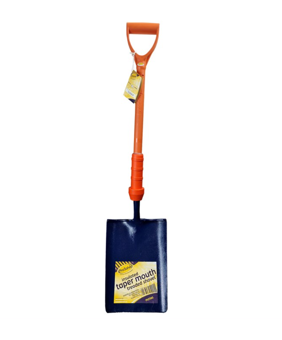 Insulated Taper mouth Treaded shovel - Ready Set Supplied