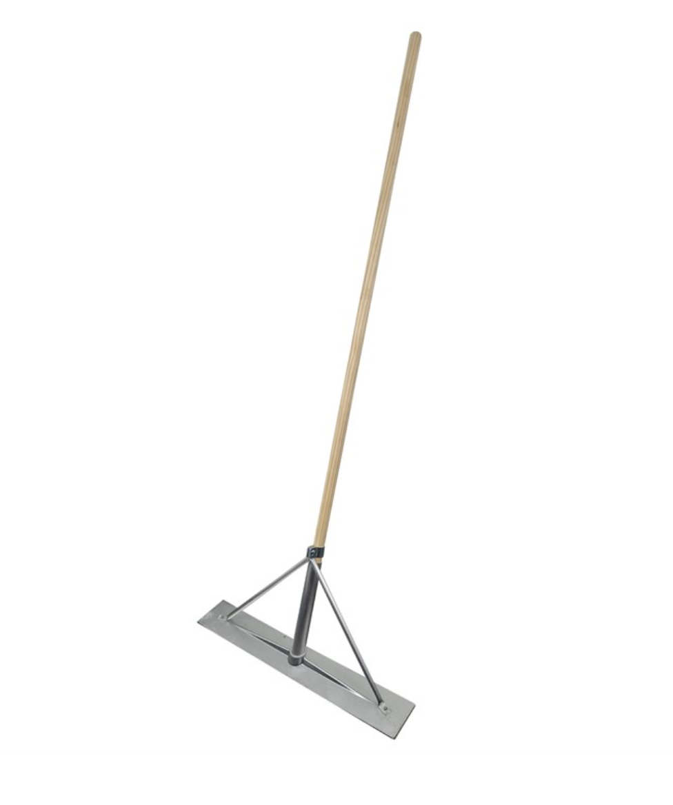 WOODEN HANDLED 610MM SPAZZLE - Ready Set Supplied