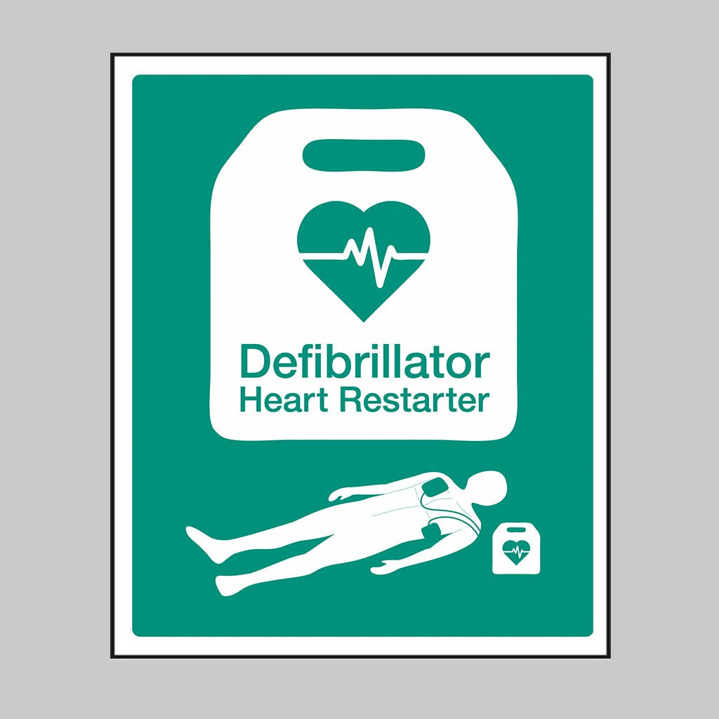 AED Sign With Rcuk Design - Ready Set SuppliedAED Sign With Rcuk DesignRigid Plastic15991H