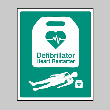 AED Sign With Rcuk Design - Ready Set SuppliedAED Sign With Rcuk DesignRigid Plastic15991H