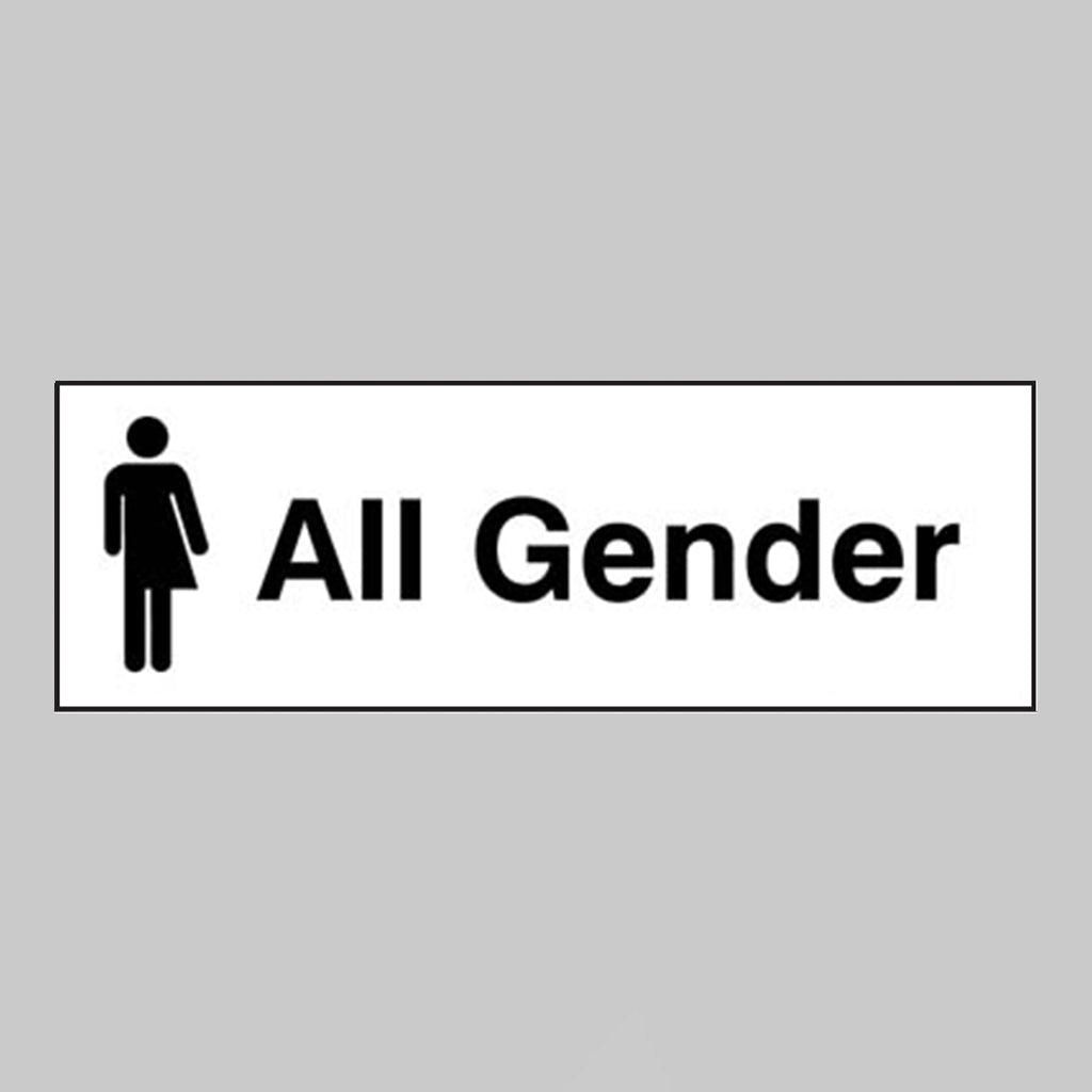 All Gender Sign - Ready Set SuppliedAll Gender SignRigid Plastic17094G