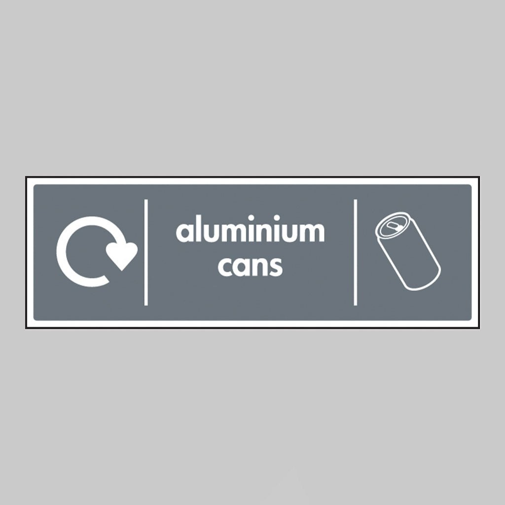Aluminium Cans - Wrap Recycling Sign - Ready Set SuppliedAluminium Cans - Wrap Recycling SignRigid Plastic16647M