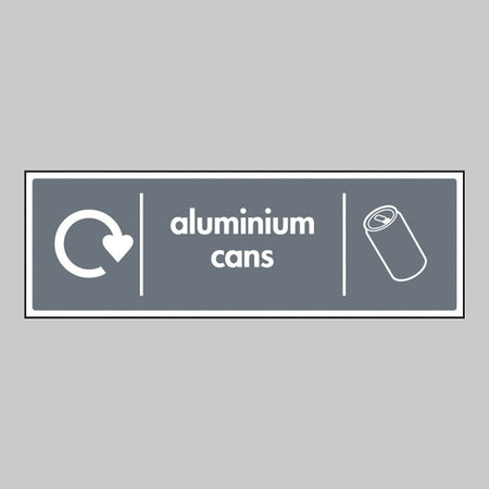 Aluminium Cans - Wrap Recycling Sign - Ready Set SuppliedAluminium Cans - Wrap Recycling SignRigid Plastic16647M