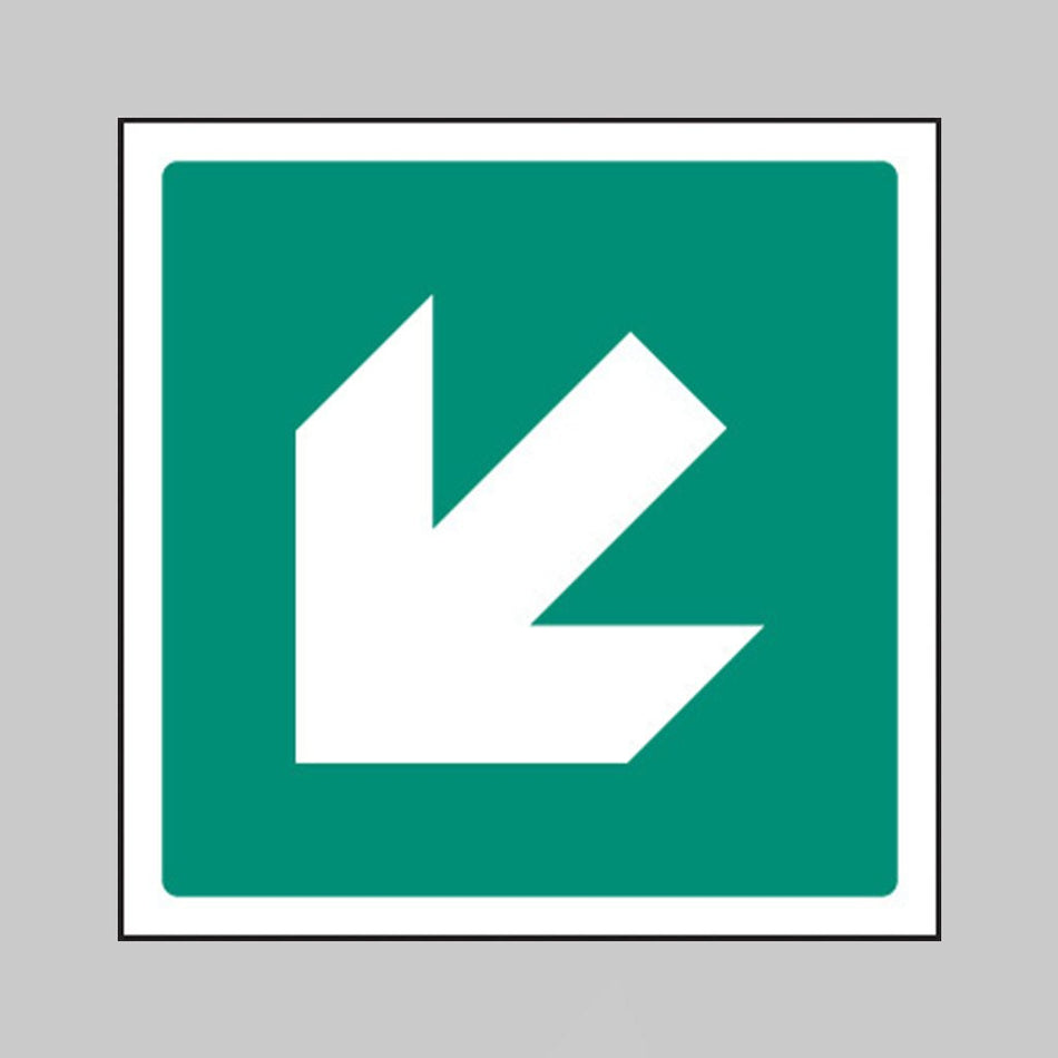 Arrow 45 Degree Sign - Ready Set SuppliedArrow 45 Degree SignRigid Plastic12035C