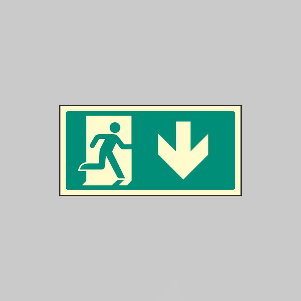 Arrow Down Intermediate Marker - Ready Set SuppliedArrow Down Intermediate MarkerUltra Bright (Class C) Photoluminescent Rigid32151V