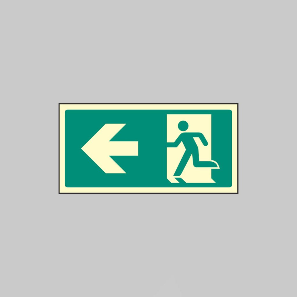 Arrow Left Intermediate Marker - Ready Set SuppliedArrow Left Intermediate MarkerUltra Bright (Class C) Photoluminescent Rigid32152V