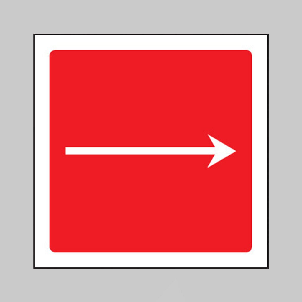Arrow - Straight Sign - Ready Set SuppliedArrow - Straight SignRigid Plastic11021C