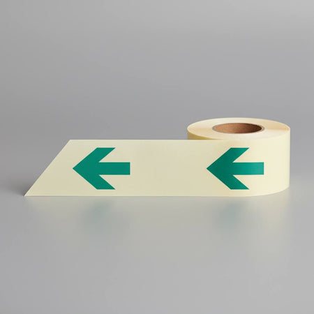 Arrows Photoluminescent Self Adhesive Tape 10Mx40mm - Ready Set SuppliedArrows Photoluminescent Self Adhesive Tape 10Mx40mm58656