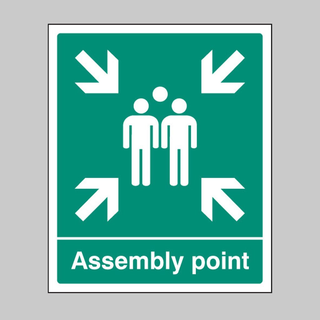 Assembly Point Sign - Ready Set SuppliedAssembly Point SignRigid Plastic12055H