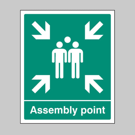 Assembly Point Sign - Ready Set SuppliedAssembly Point SignRigid Plastic12055H