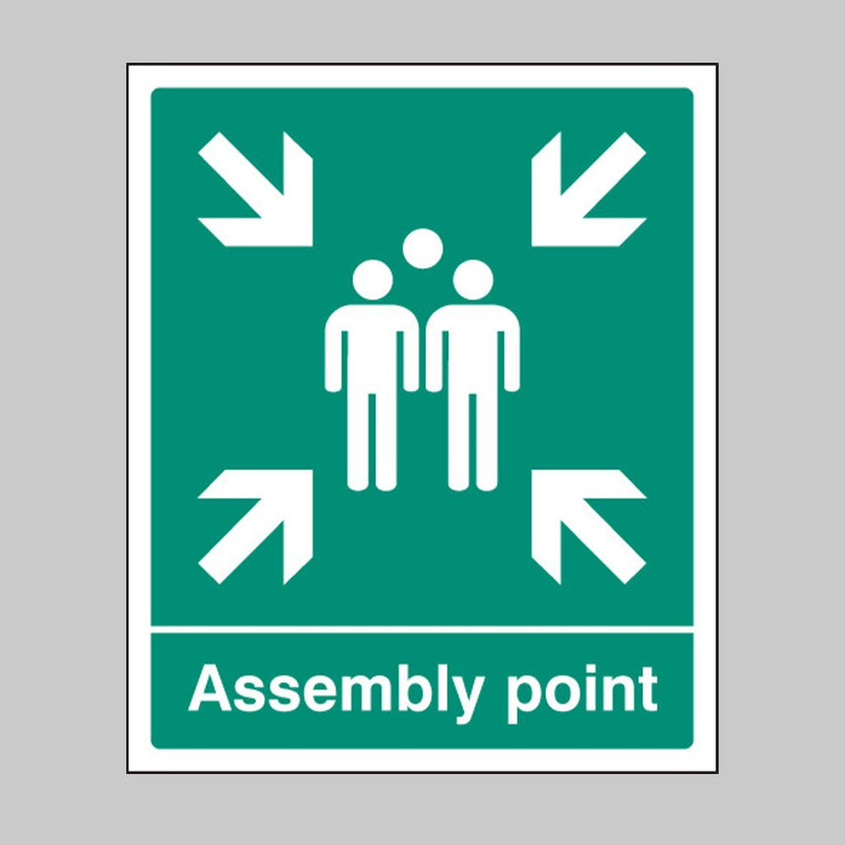 Assembly Point Sign - Ready Set SuppliedAssembly Point SignRigid Plastic12055H