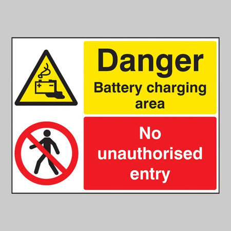 Battery Charging- No Unauthorised Entry Floor Graphic 600 x 400mm (External Grade) - Ready Set SuppliedBattery Charging- No Unauthorised Entry Floor Graphic 600 x 400mm (External Grade)53563