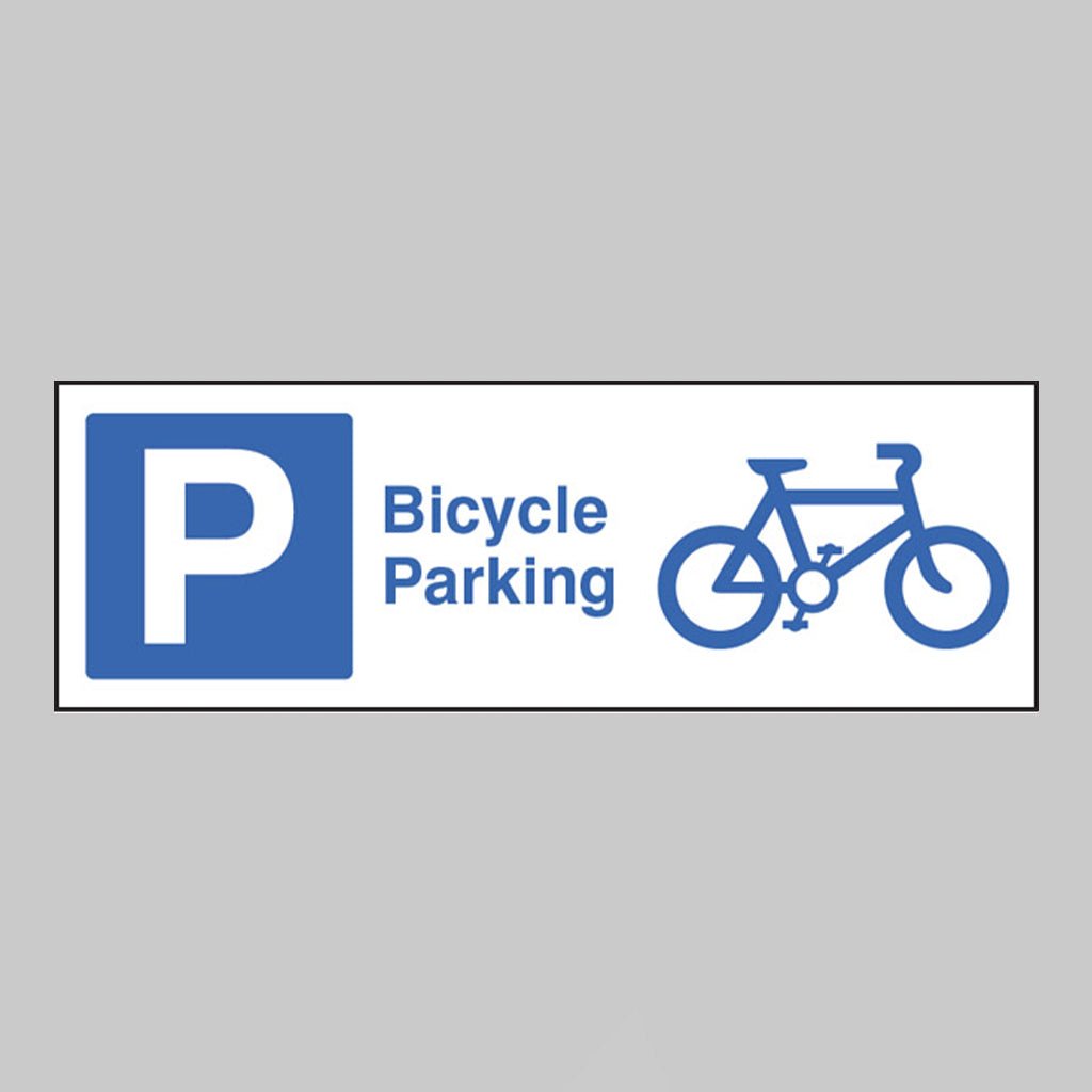 Bicycle Parking Sign - Ready Set SuppliedBicycle Parking SignRigid Plastic17692G