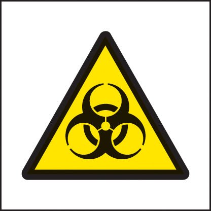 Biohazard Symbol 25 x 25mm Self Adhesive Sign - Ready Set SuppliedBiohazard Symbol 25 x 25mm Self Adhesive Sign51692