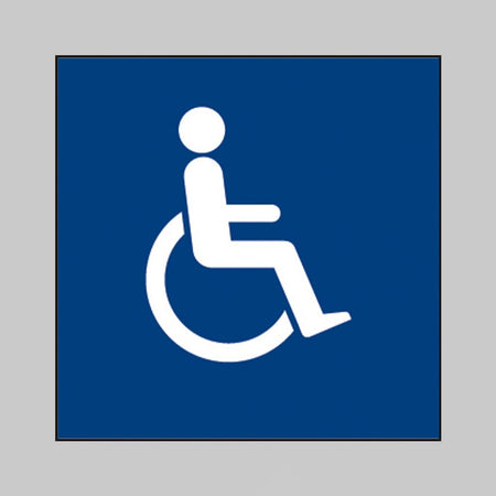 Braille - Disabled (Symbol) 150 X 150mm Sign - Ready Set SuppliedBraille - Disabled (Symbol) 150 X 150mm Sign56103