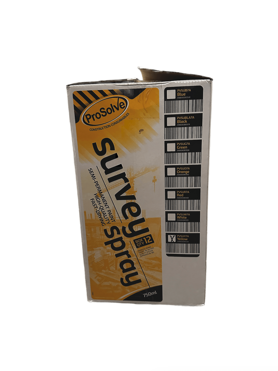 Bundle of 12 pro solve survey markers 750ml - Ready Set SuppliedBundle of 12 pro solve survey markers 750mlWhite1