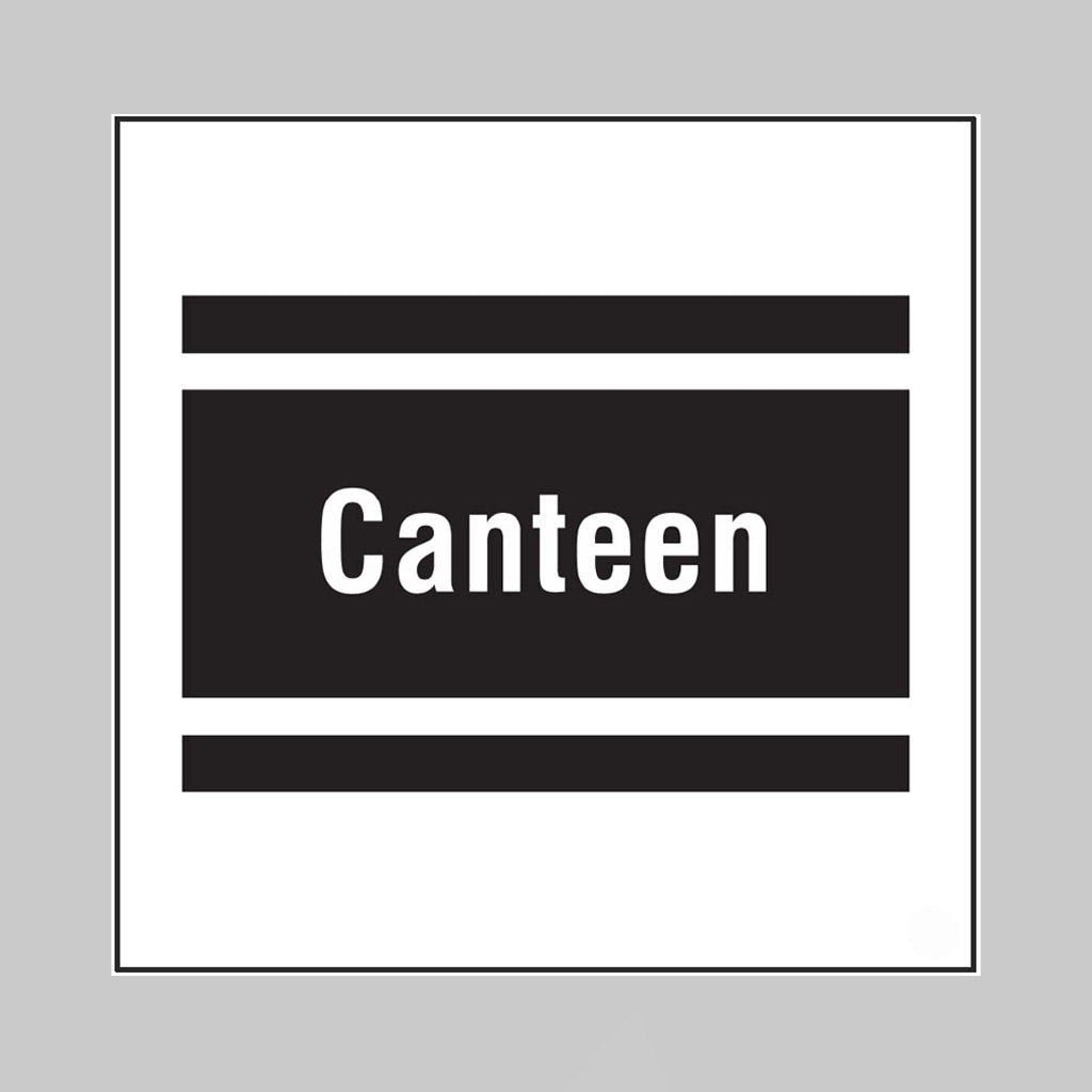 Canteen, Builder Signs 400 x 400mm - Ready Set SuppliedCanteen, Builder Signs 400 x 400mm55712