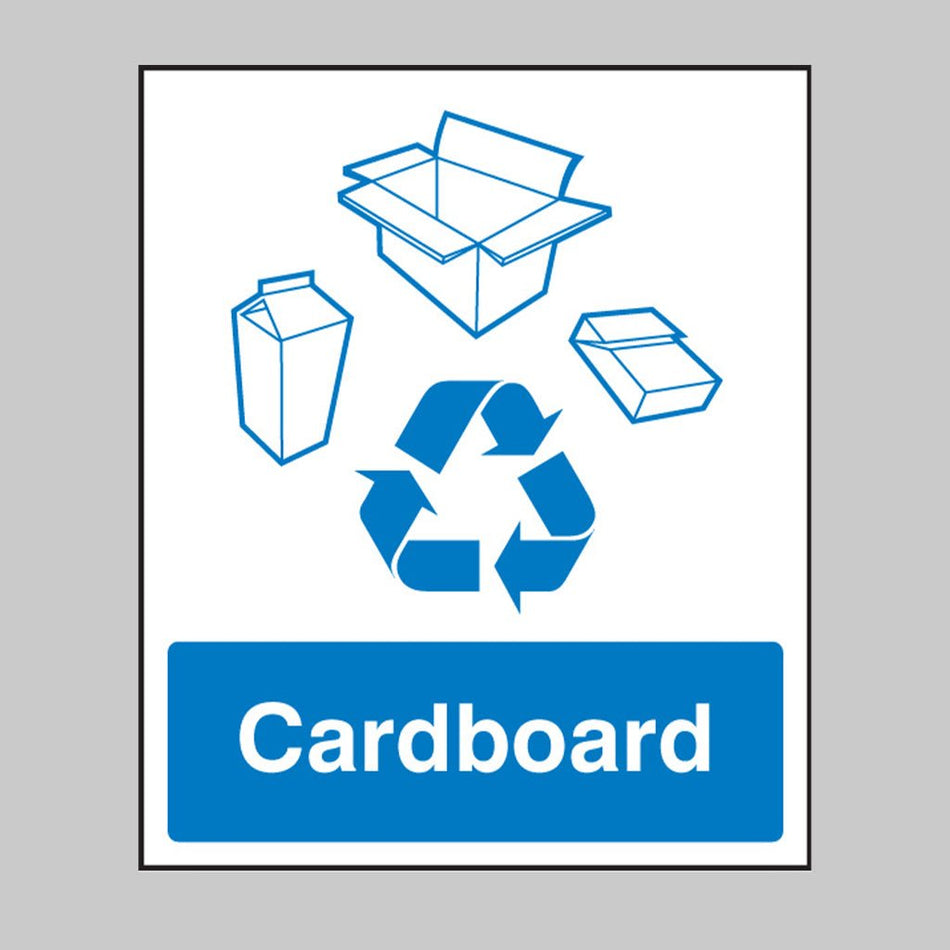 Cardboard Recycling Sign - Ready Set SuppliedCardboard Recycling SignRigid Plastic16619H