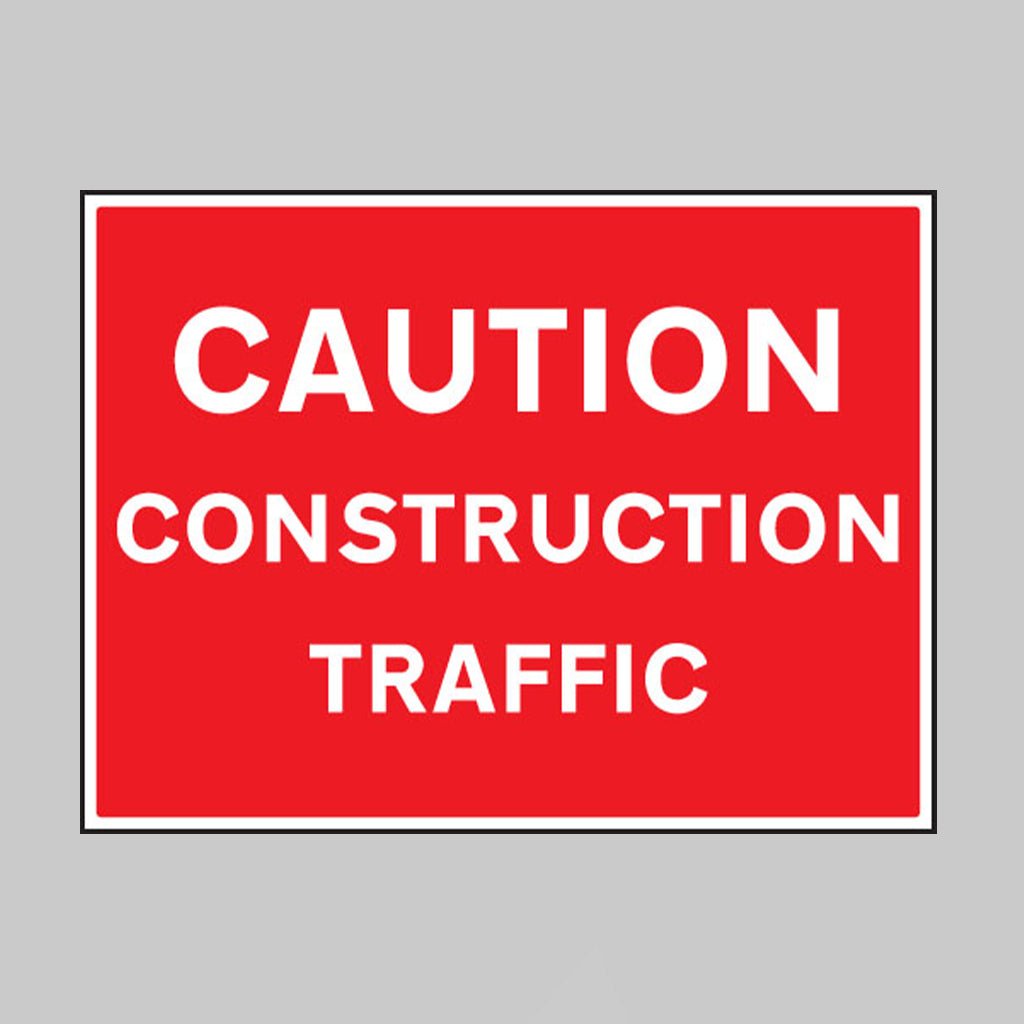 Caution Construction Traffic Sign - Ready Set SuppliedCaution Construction Traffic SignRigid Plastic16470Q