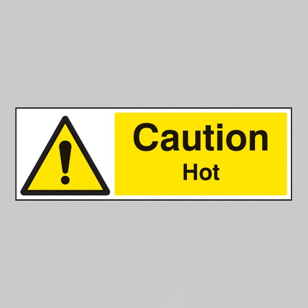 Caution Hot Sign - Ready Set SuppliedCaution Hot SignRigid Plastic14208G
