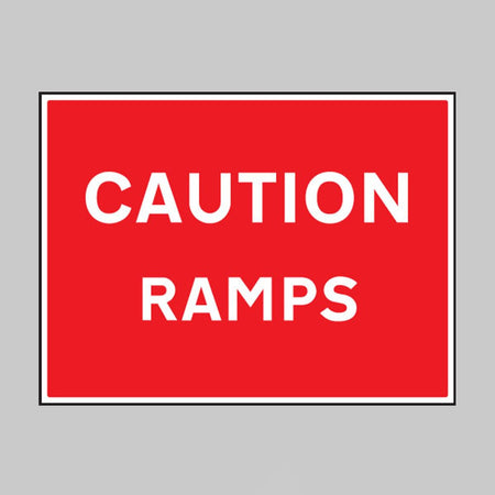 Caution Ramps Sign - Ready Set SuppliedCaution Ramps Sign17615Q