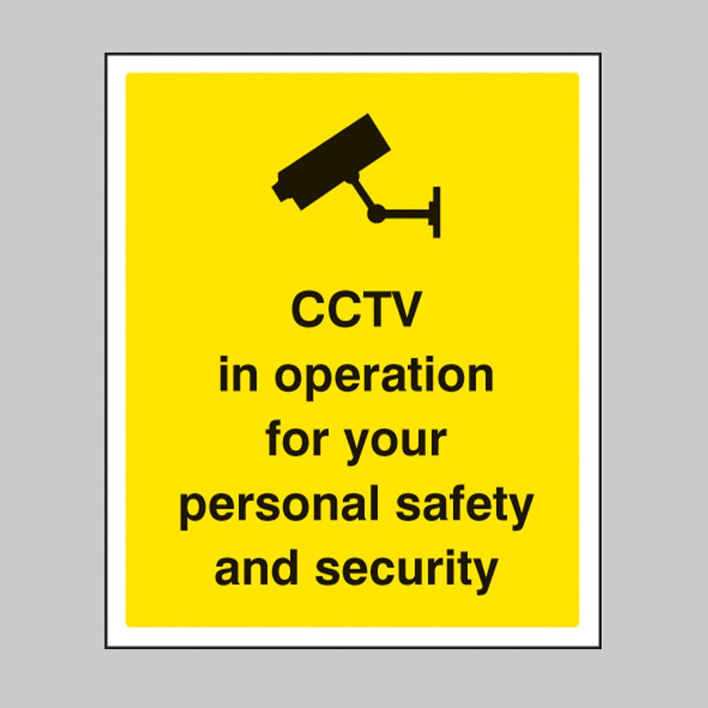 CCTV In Operation For Your Safety 75 x 100mm Sav On Face Sign - Ready Set SuppliedCCTV In Operation For Your Safety 75 x 100mm Sav On Face Sign59791