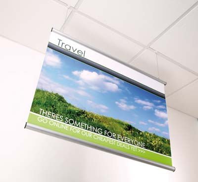 Ceiling Hanging Snap Frame Kit 420mm Wide Aluminium - Ready Set SuppliedCeiling Hanging Snap Frame Kit 420mm Wide Aluminium58931