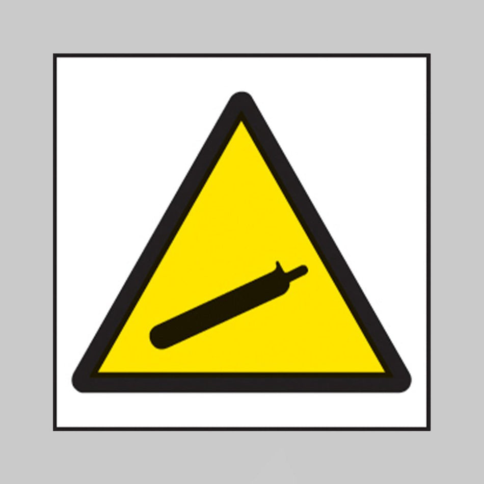 Compressed Gas Symbol Sign - Ready Set SuppliedCompressed Gas Symbol SignRigid Plastic14415F
