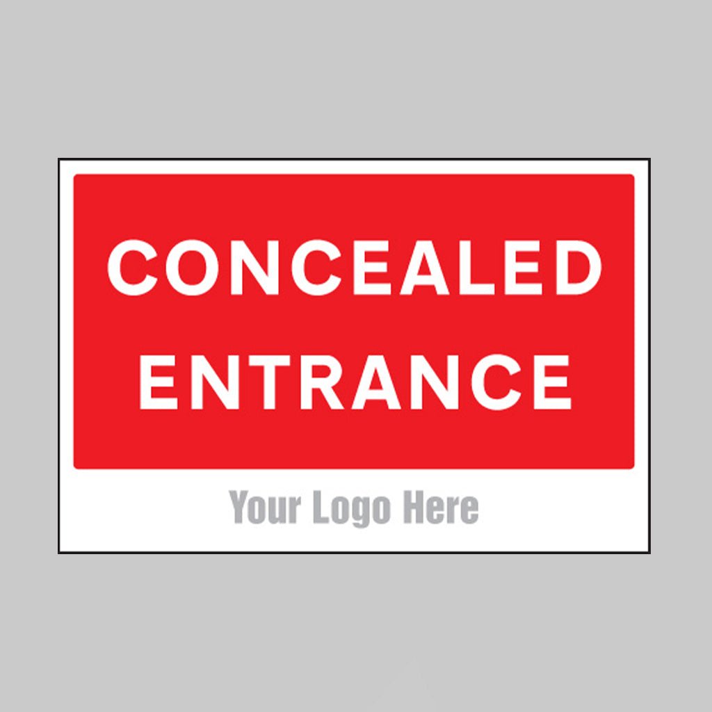 Concealed Entrance, Builder Signs 600 x 400mm - Ready Set SuppliedConcealed Entrance, Builder Signs 600 x 400mm55752