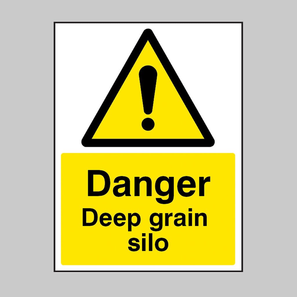 Danger Deep Grain Silo Sign - Ready Set SuppliedDanger Deep Grain Silo Sign15510K